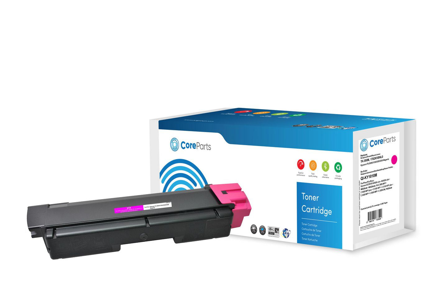 CoreParts TK-590M Magenta Toner – Kompatibel – 5'000 Seiten – für Kyocera