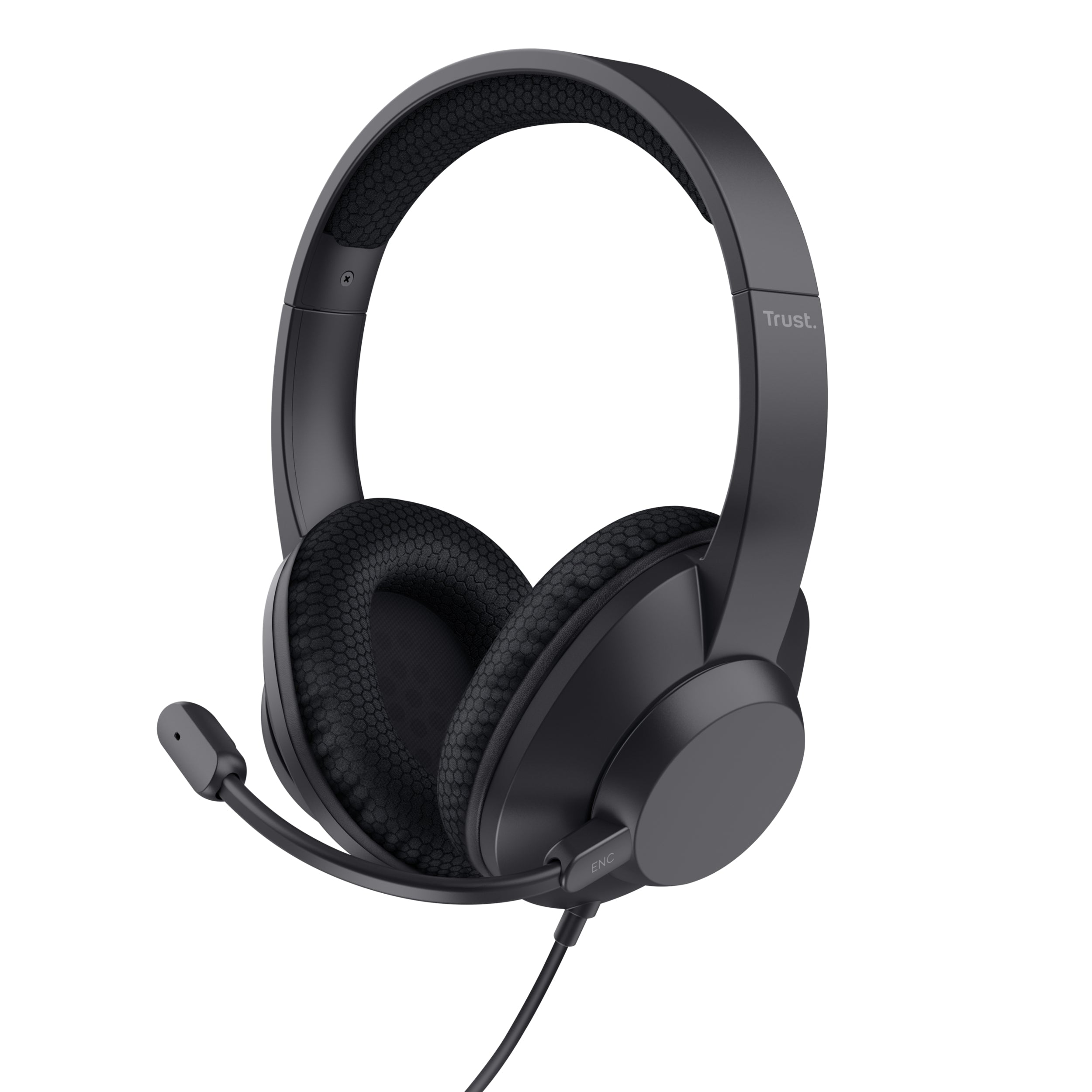 Trust Ayda Max – Duo Headset Over-Ear – USB-C, ENC Mikrofon – Schwarz