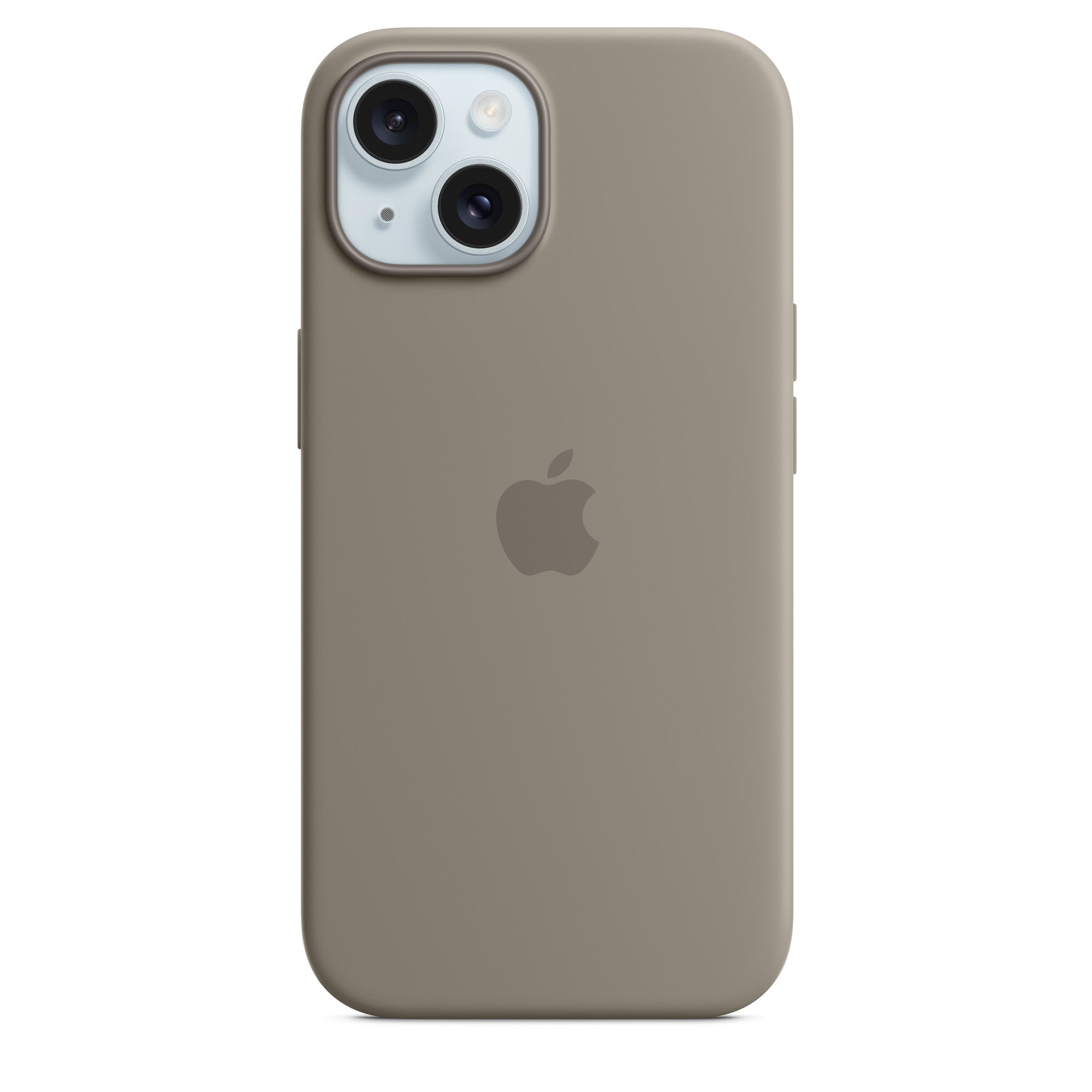 Apple Backcover – für Apple iPhone 15 – Clay – Silikon, MagSafe-kompatibel