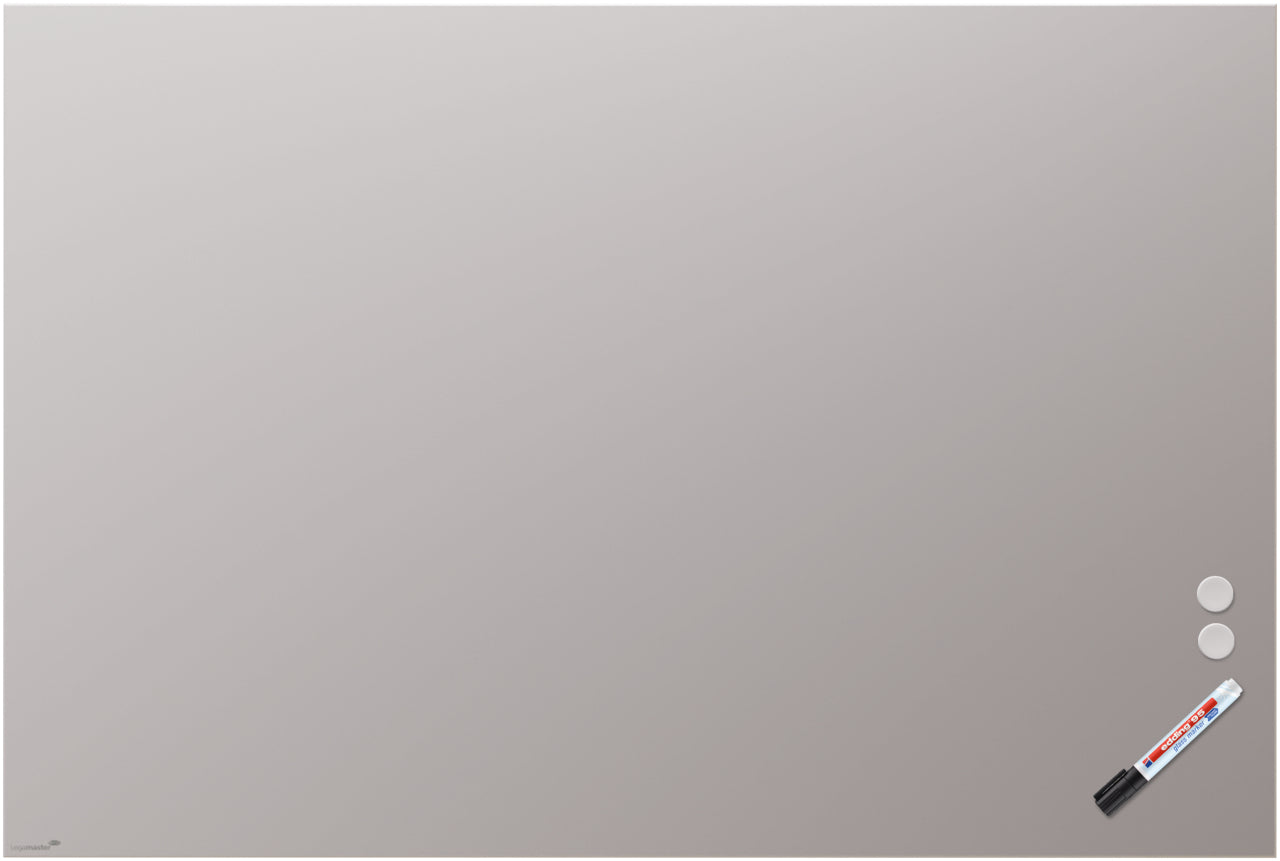 Legamaster Whiteboard – 150 × 100 cm, Glas (matt), magnetisch, Wandmontage, inkl. 2 Magnete