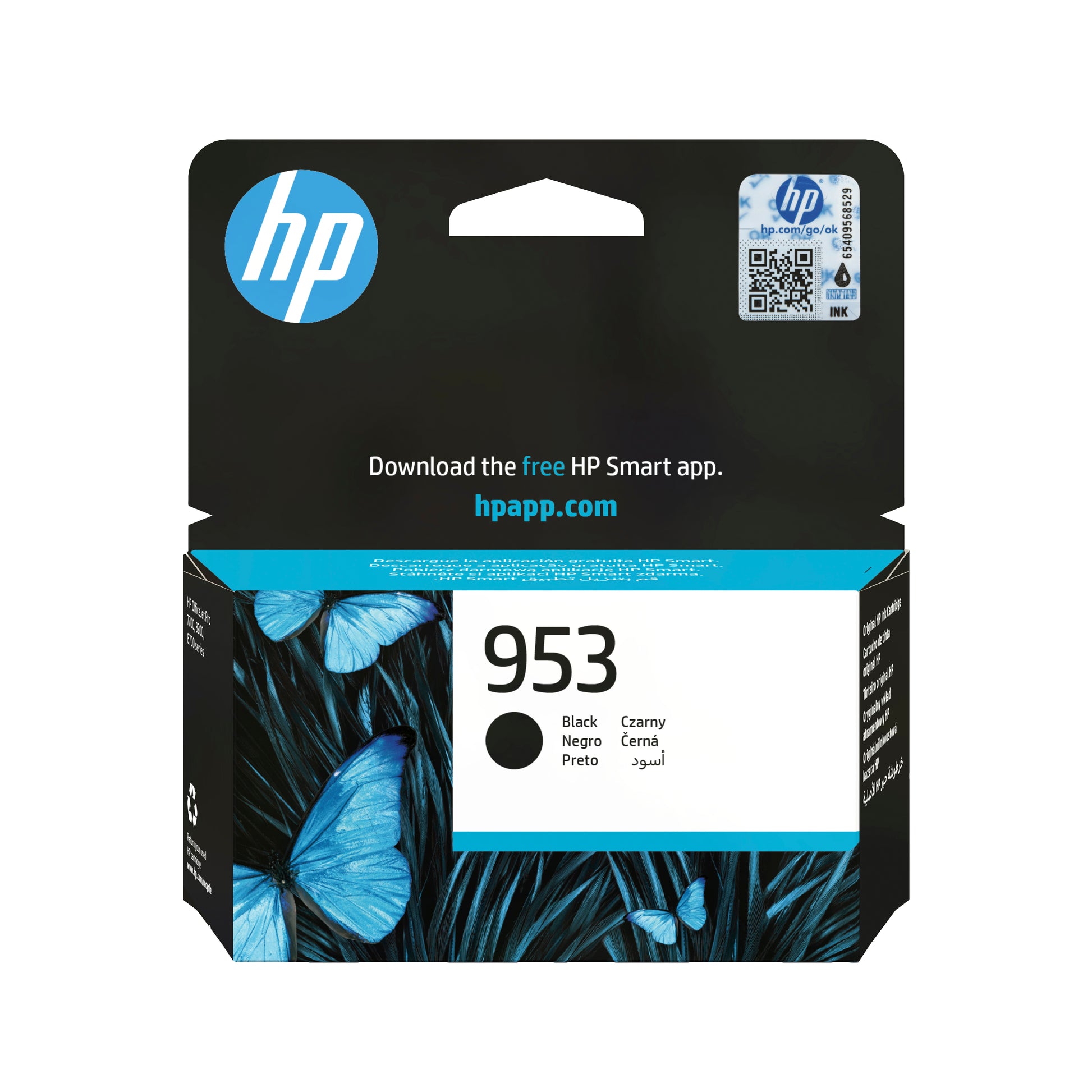 HP Tintenpatrone 953, Schwarz – für Tintenstrahldrucker und Multifunktionsgeräte