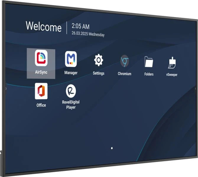 Viewsonic CDE8614-2C – Signage-Display, 86", Ultra HD 4K, 500 cd/m², 24/7, Android
