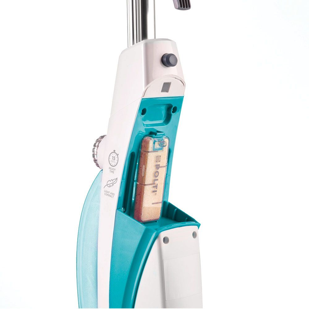 Polti Dampfreiniger Vaporetto SV450_Double – 0,3 l, türkis/weiss