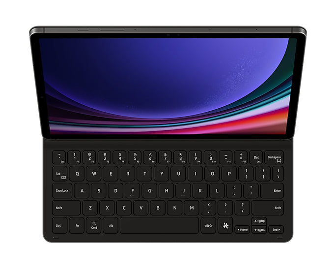 Samsung Cover Slim Keyboard – Tastatur, kabellos (Bluetooth), CH-Layout (DE-CH), schwarz – für Galaxy Tab S9
