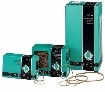Connect Gummibänder – 9 × 100 mm, Ø 63 mm, Braun, Naturkautschuk, 100 g