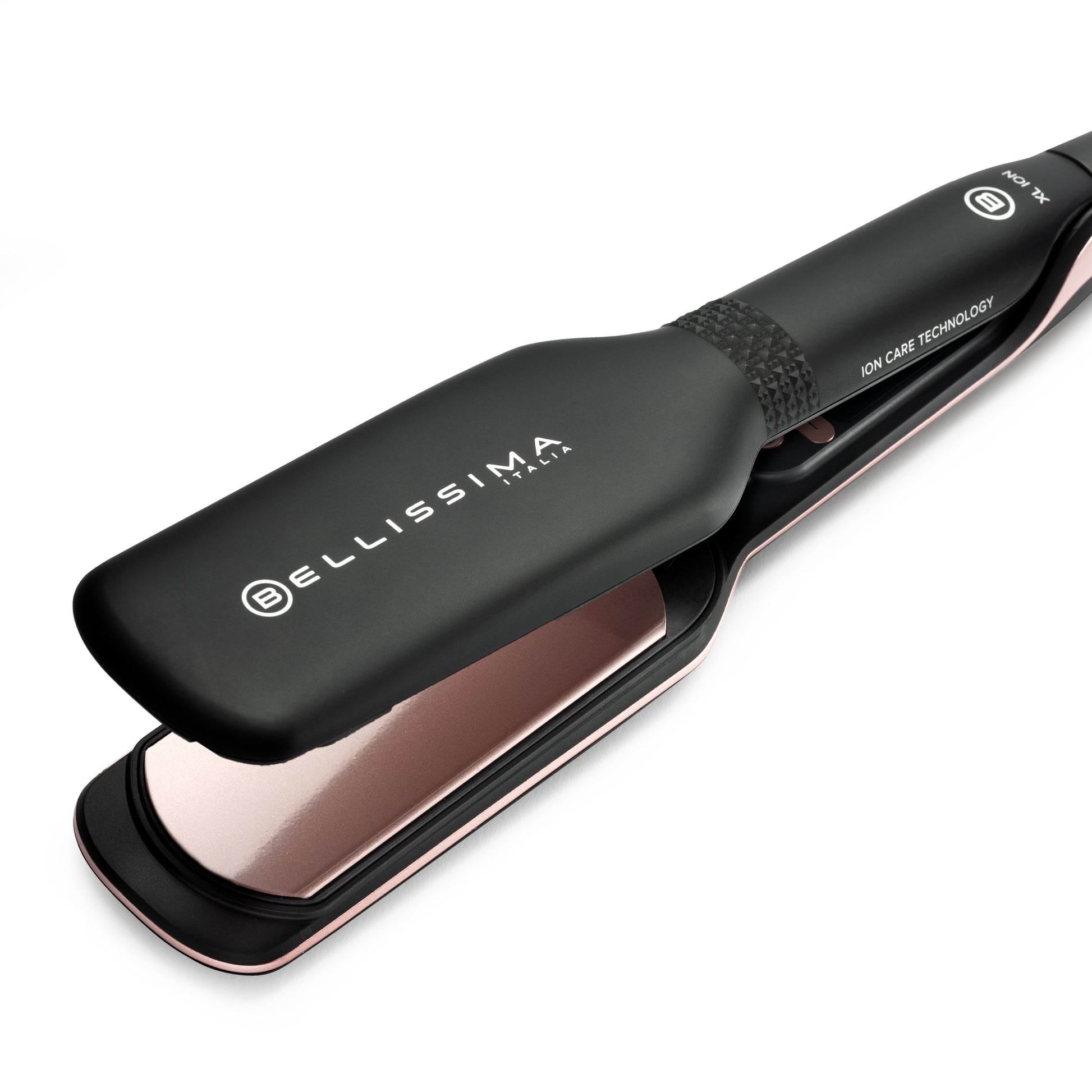 Bellissima Haarglätter 11878 – Ionen, 5 Stufen – 10 cm Plattenbreite – Roségold