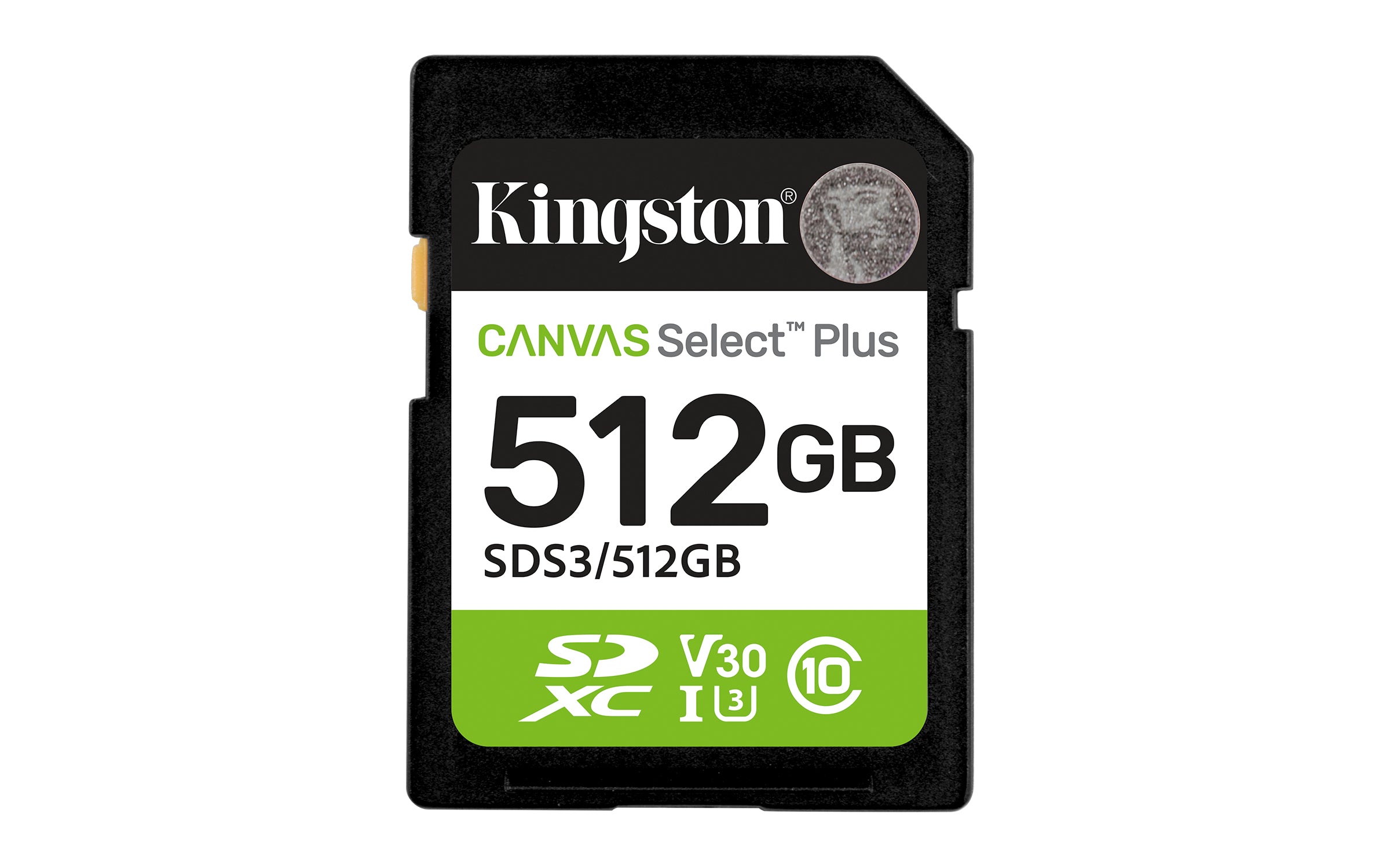 Kingston Technology Kingston Canvas Select Plus Speichergerät – 512 GB, SDXC UHS-I, 150 MB/s