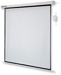 Nobo Motor-Leinwand – 4:3, 144 × 108 cm, mit Fernbedienung, weiss, für Decken- oder Wandbefestigung
