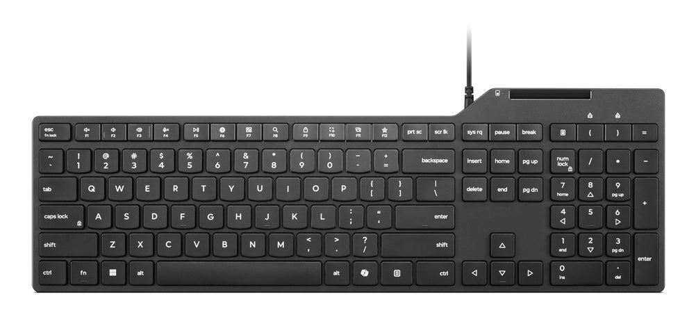 Lenovo 5000 – Tastatur – kabelgebunden – USB-A – QWERTZ (CH) – Smartcard-Leser – schwarz