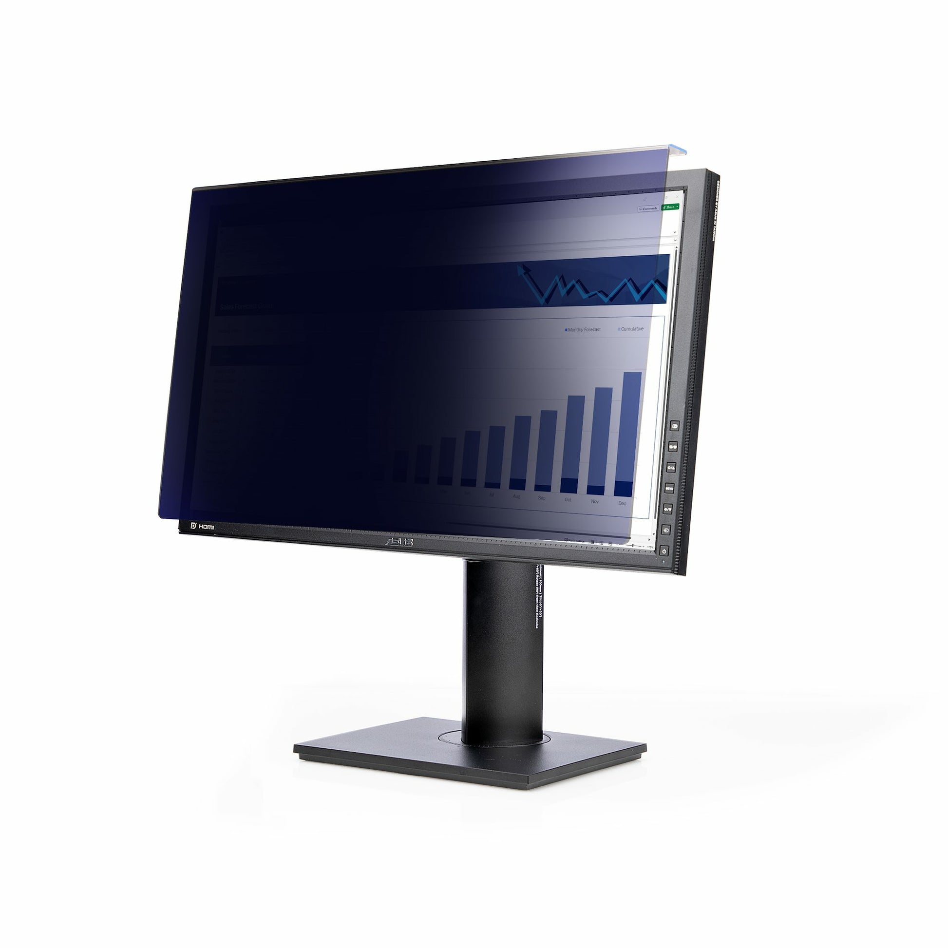 StarTech.com Blickschutzfilter für 24" Monitor, 16:9 – 613 × 356 mm, rahmenlos, glänzend