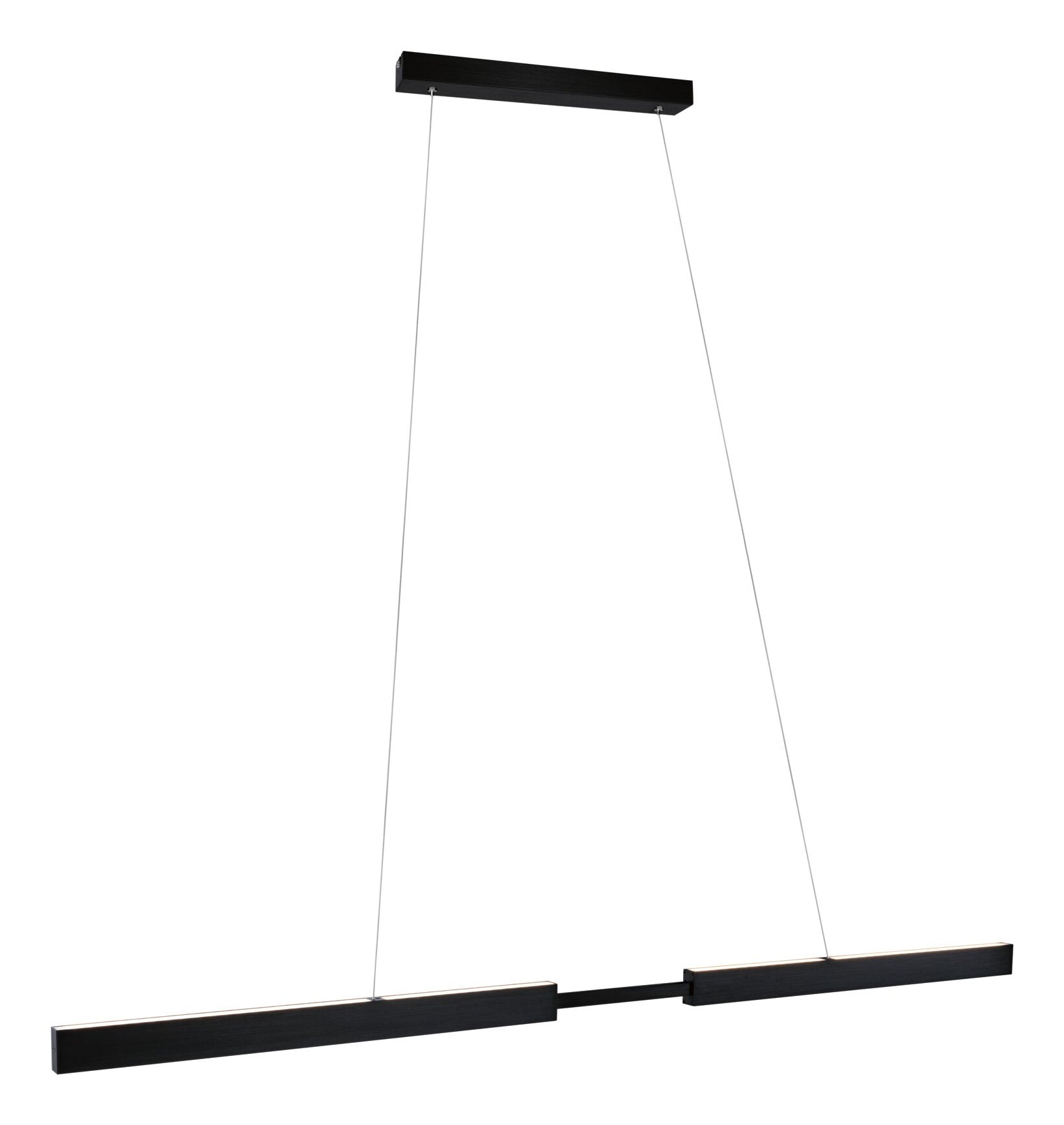 Paulmann Pendelleuchte Aptare – 180 × 5 × 150 cm, 4100 lm, 16,5 W, 2700 K, dimmbar, schwarz