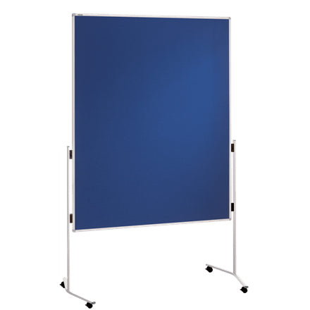 Franken Pinnwand – Filz, Alurahmen – 120 × 195 cm, Blau, ECO