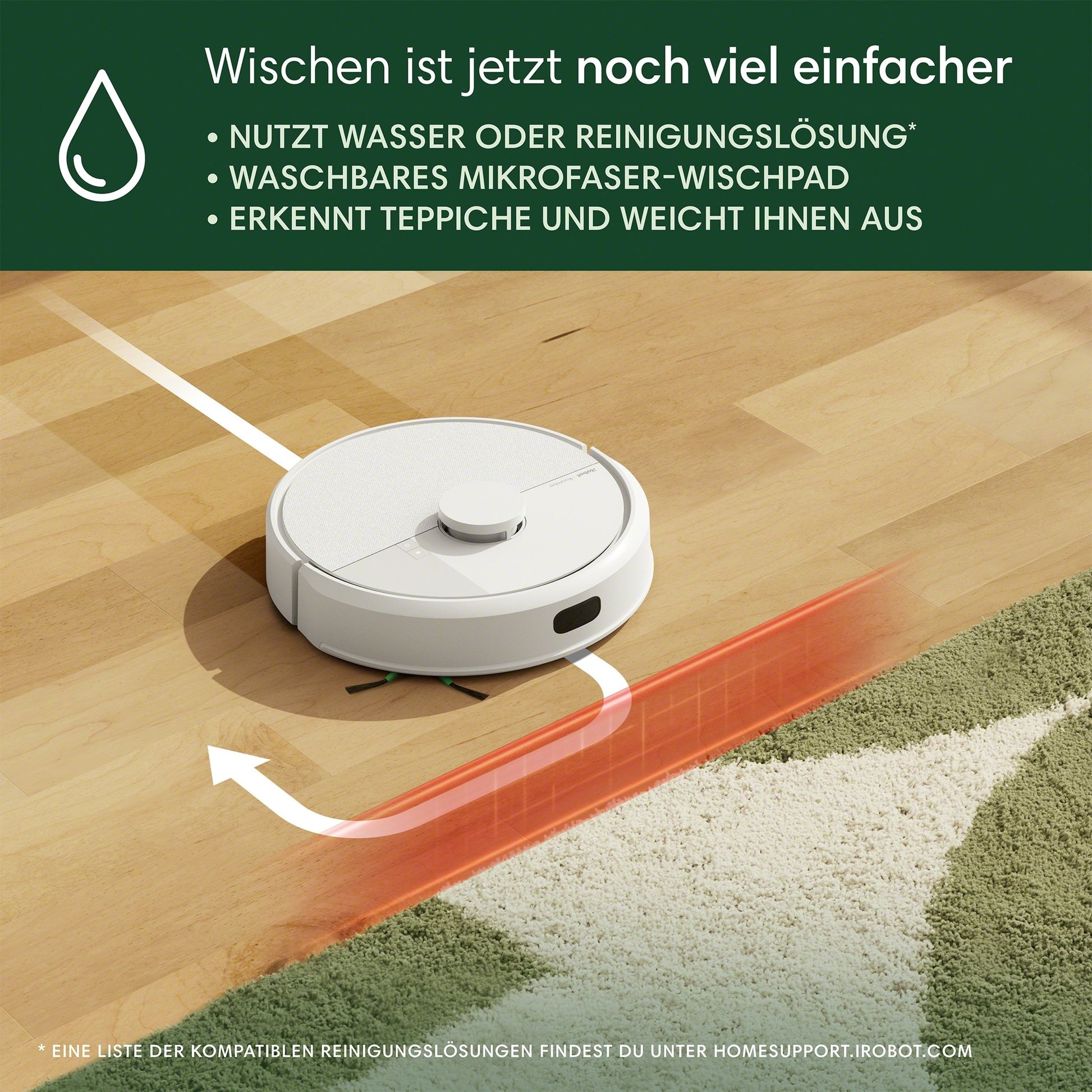 iRobot Roboterstaubsauger Roomba 105 – 0,2 l, Akkubetrieb, 3 Stufen, 33,1 × 33,5 × 10,4 cm