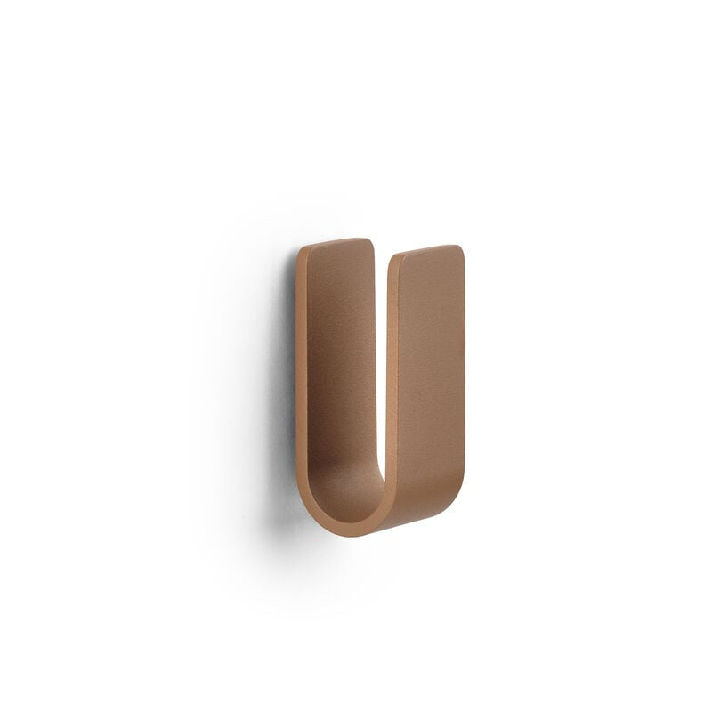 Zone Denmark Haken Ume – 3,4×3,5×8 cm, Aluminium, Wandmontiert, Terrakotta