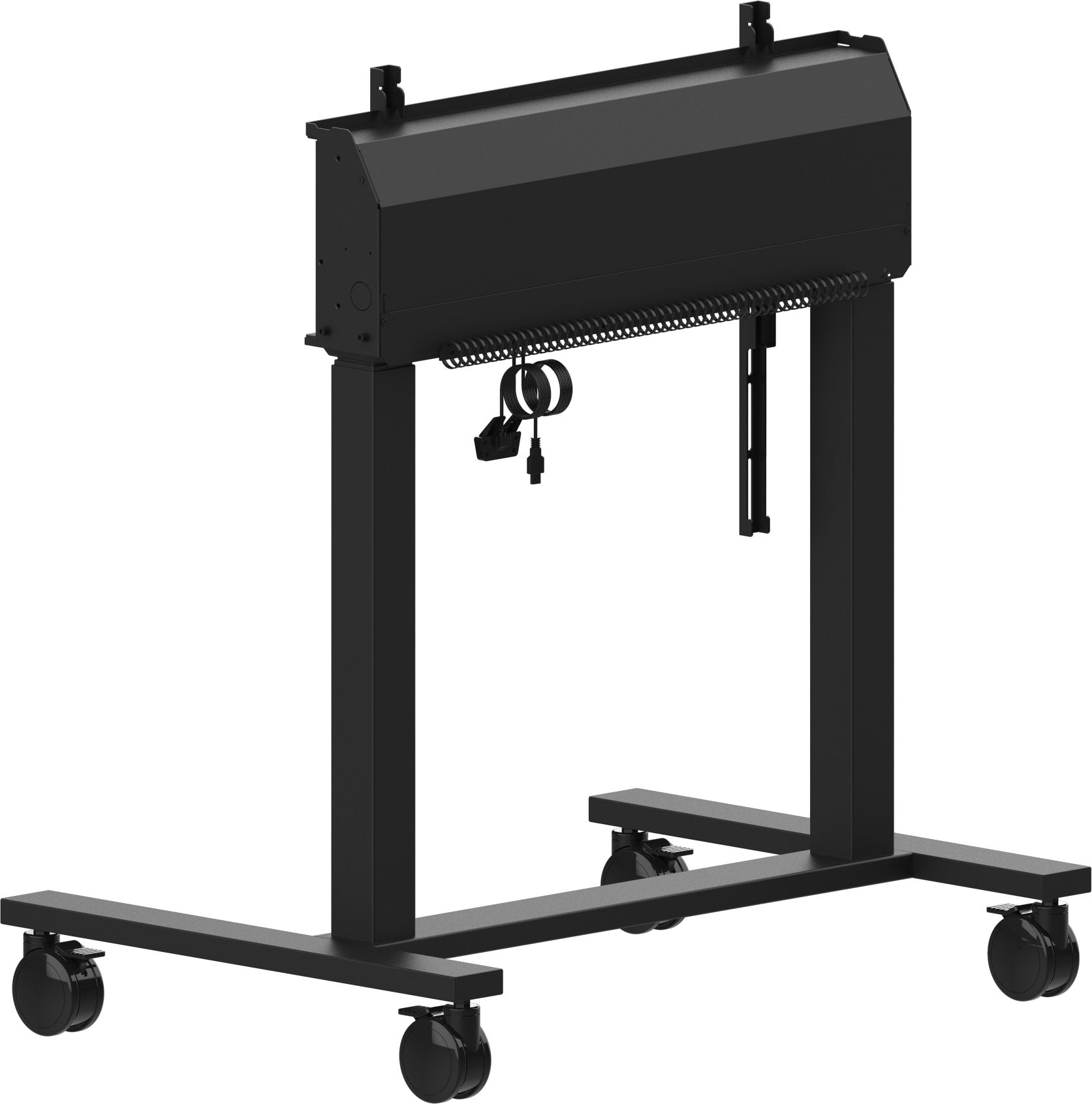 iiyama MD-CAR2031-B1 – Boden-Prospekthalter, für VESA 800 × 600 mm, schwarz, elektrisch höhenverstellbar