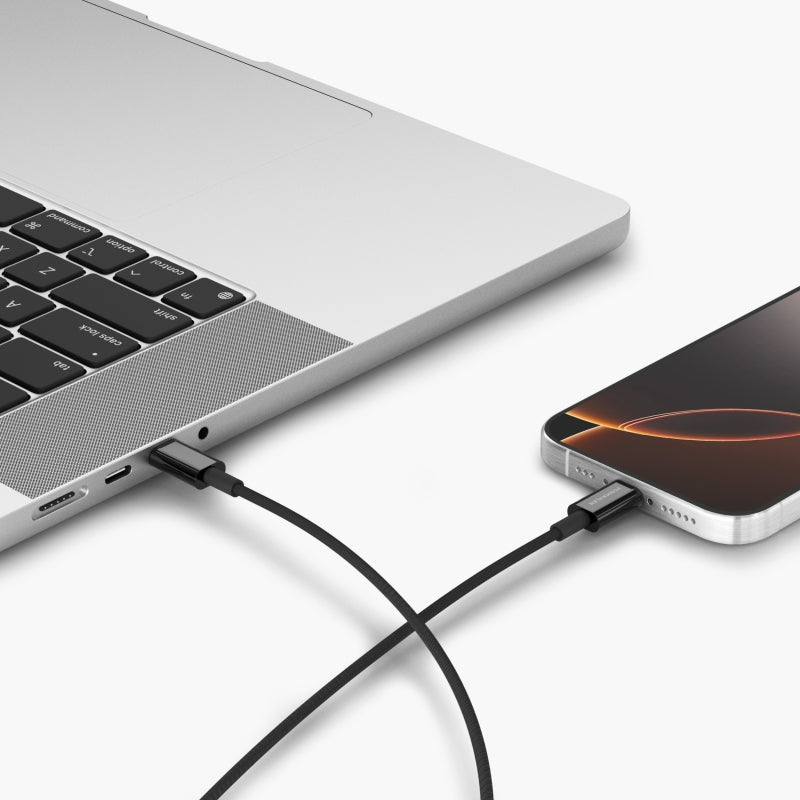 Vonmählen USB-C auf USB-C Kabel – USB 2.0 (480 Mbit/s) – 1 m – PD 60 W – Nylon – Schwarz