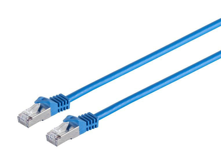 Microconnect Cat7 Patchkabel – S/FTP, 10 m, Blau, LSZH, RJ-45