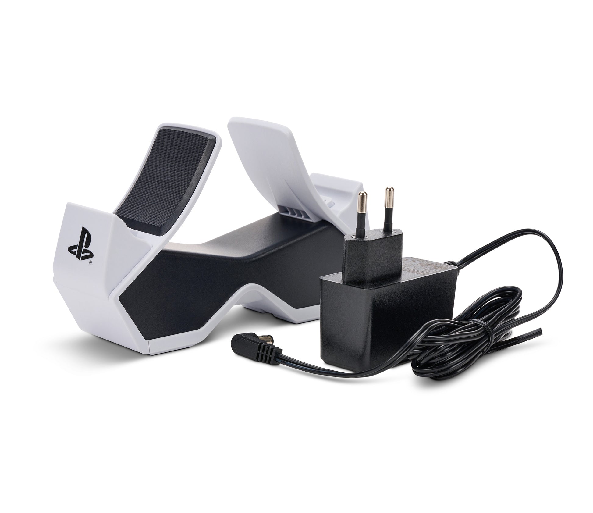 PowerA Doppelladestation 1522855 – lädt 2 DualSense-Controller, mit AC-Netzadapter – für PlayStation 5