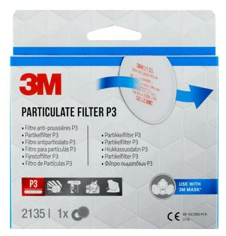 3M Ersatzfilter P3 2135 – 2 Stk. – für 3M Serien 6000