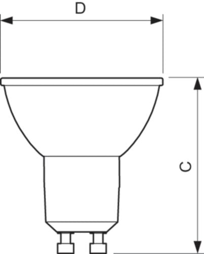 Philips LED-Leuchtmittel GU10 – 390 lm, 4,6 W, Neutralweiss 4000 K, 36° – CorePro