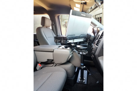 Gamber-Johnson Fahrzeug-Dock für Ford F150 2015, Super Duty F250–F550 2017, Expedition 2018 – Stahl – Schwarz