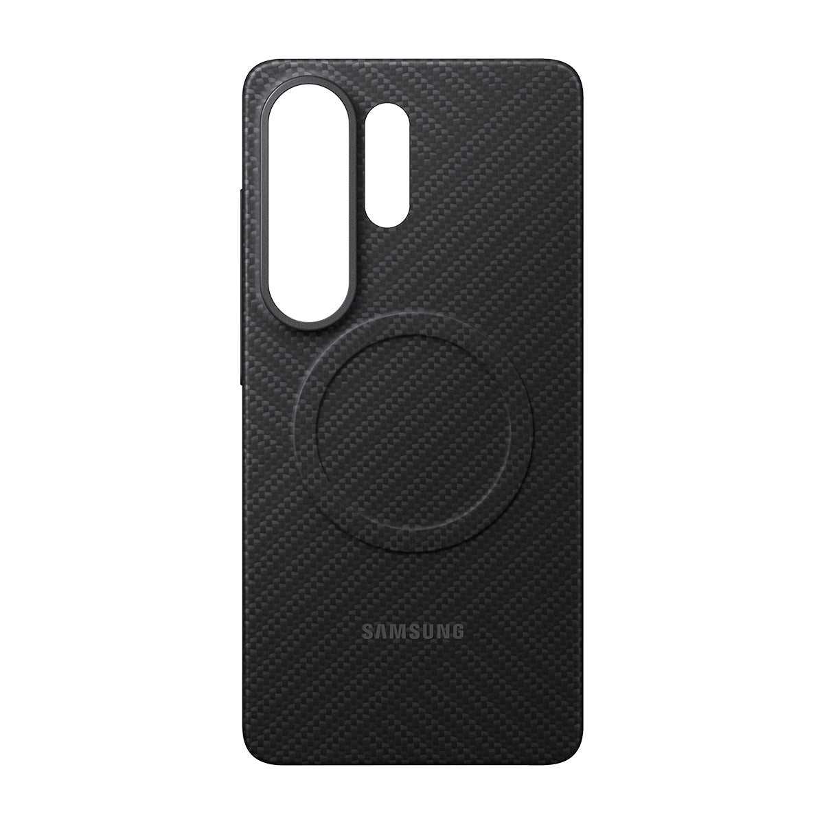 Samsung Backcover – für Samsung Galaxy S26 Ultra, MagSafe, Kohlefaser, Schwarz