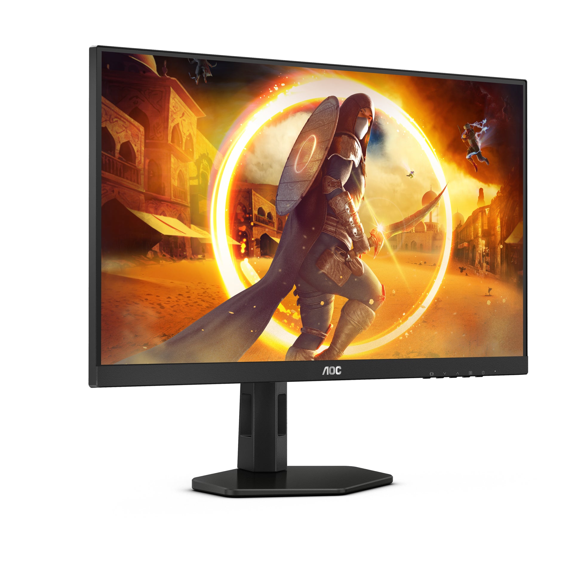 AOC 27G4X – Monitor, 27", 1920 × 1080 (Full HD), Fast IPS, 180 Hz, 300 cd/m², G-SYNC, VESA 100 × 100, Schwarz