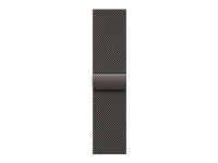 Apple Milanese Loop – Armband – für Apple Watch 42 mm, Dunkelgrau, Edelstahl