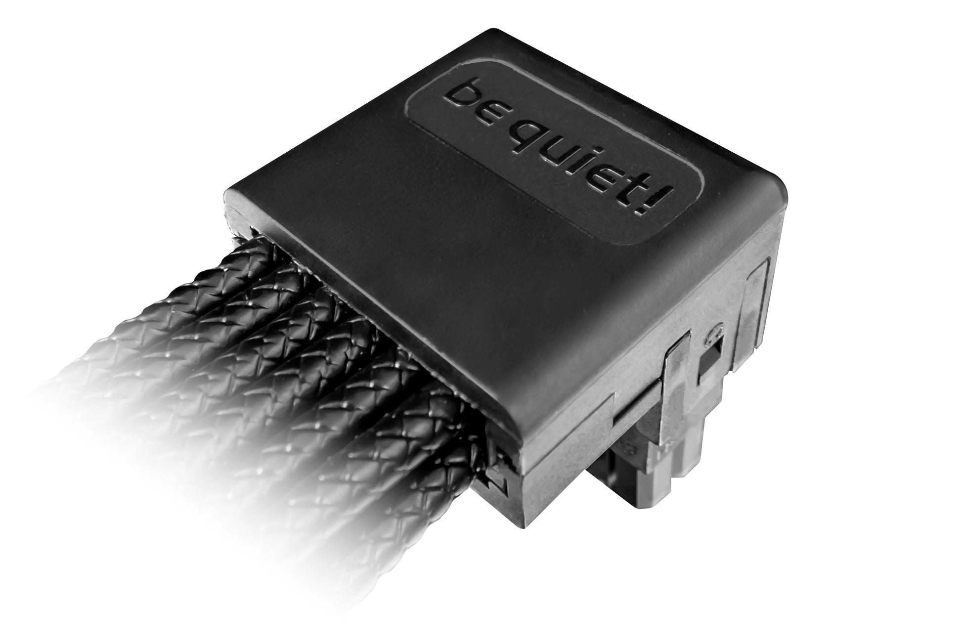 be quiet! be quiet 12V-2×6–12VHPWR Stromkabel – 0,7 m, gerade–90° gewinkelt, schwarz, für Grafikkarten