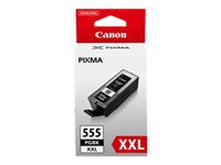 Canon PGI-555XXL Schwarz Tintenpatrone (Original) – 1'000 Seiten – für Pixma ix6850/MX725/MX925
