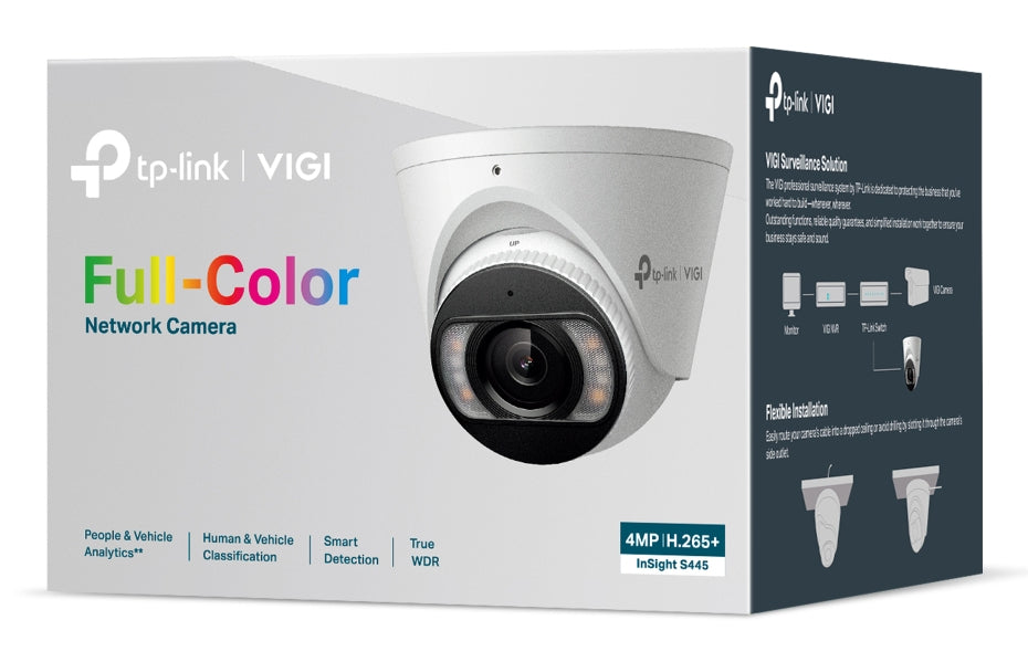 TP-Link InSight S445 (2.8mm) Netzwerkkamera – 4 MP, PoE, IP67