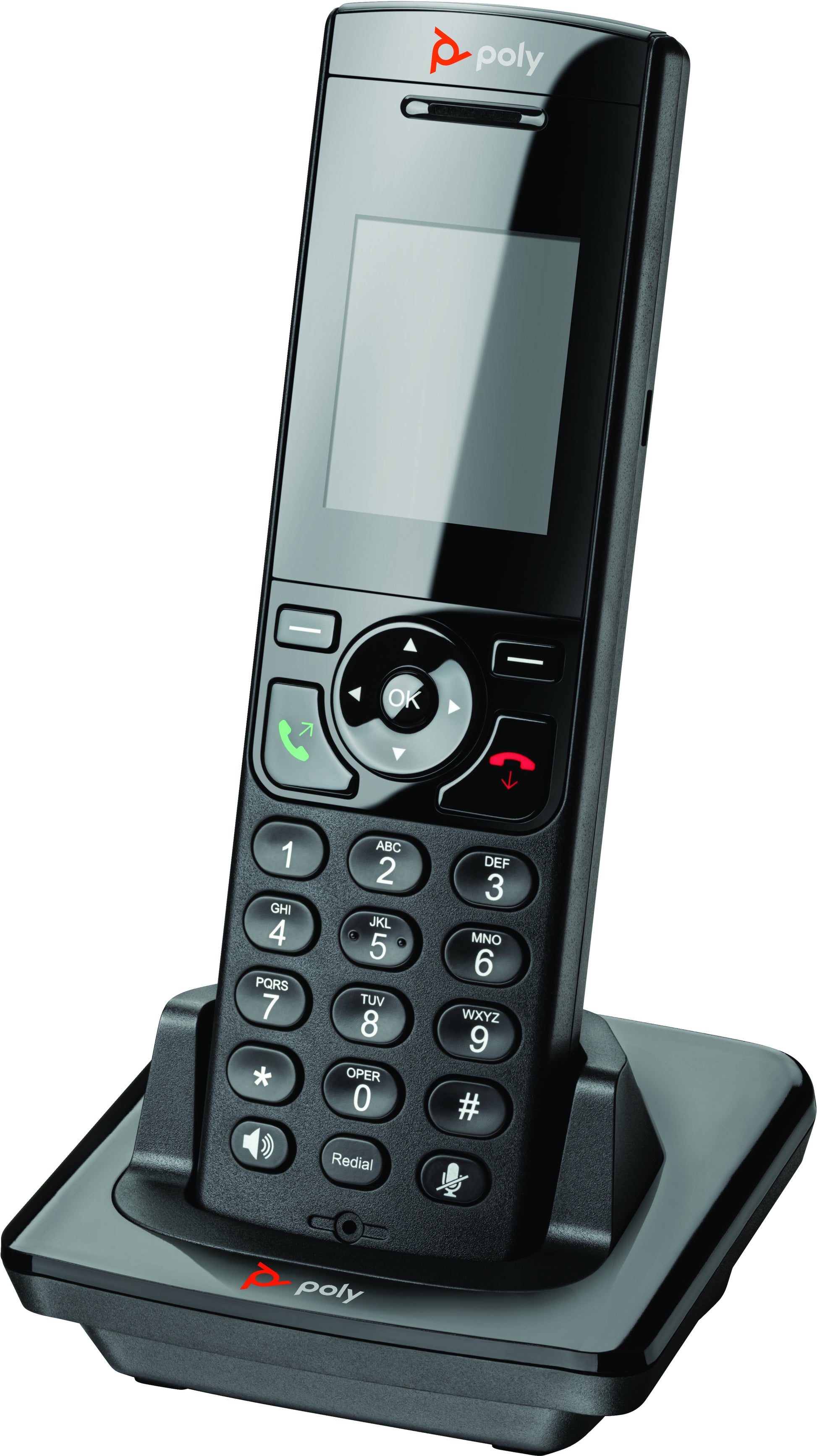 Poly VVX D230/60 – Gürtelclip, für Poly VVX D230, 5 Stück, schwarz