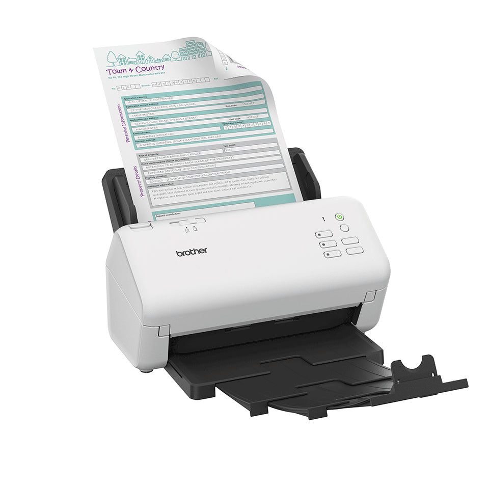 Brother Ads-4300N – Dokumentenscanner, A4, 600 dpi