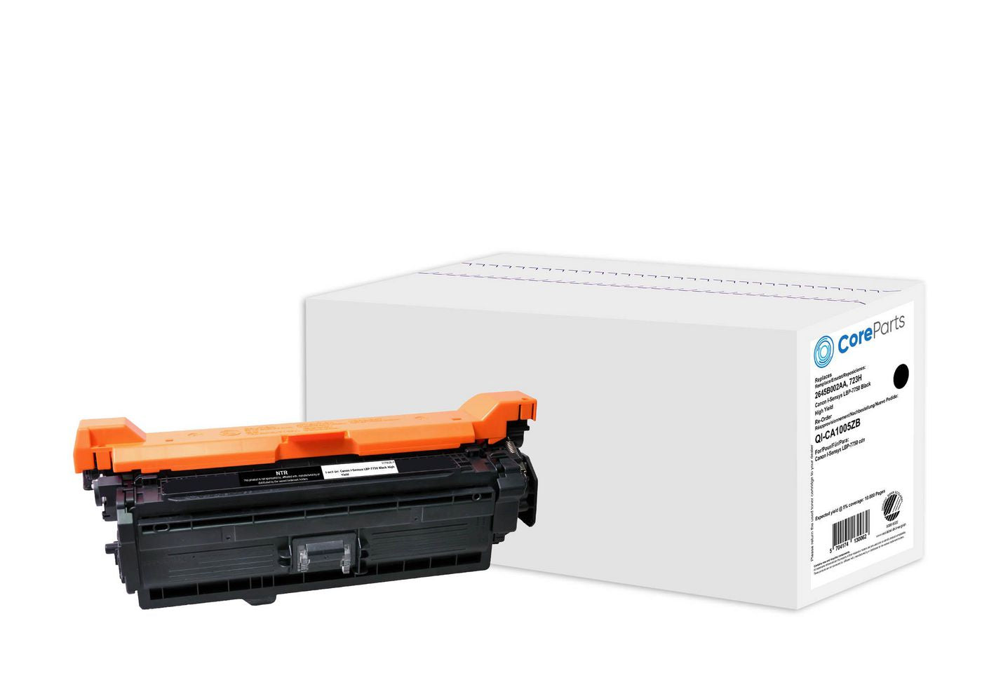 CoreParts 2645B002AA Schwarzer Toner – Kompatibel XL – 10'000 Seiten – für Canon I-Sensys LBP-7750 cdn