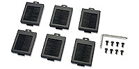 APC AR7706 – Montageset, 76 × 13 × 114 mm, schwarz, für NetShelter SX 750 mm