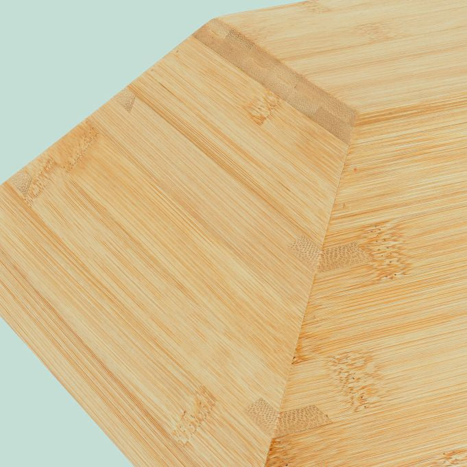 Relaxdays Salatschüssel – 28,0 × 28,0 × 10,0 cm, Bambus, Hellbraun, mit Salatbesteck