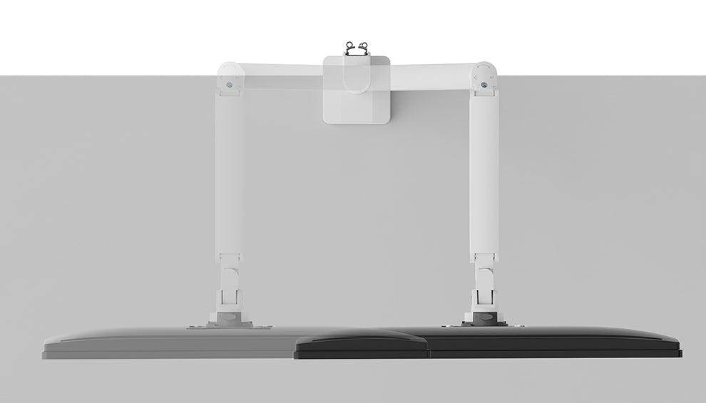 Neomounts NEXT DS70-250WH1 – Monitorarm, Klemme/Durchführung, bis 35", VESA 75 × 75/100 × 100 mm, 9 kg