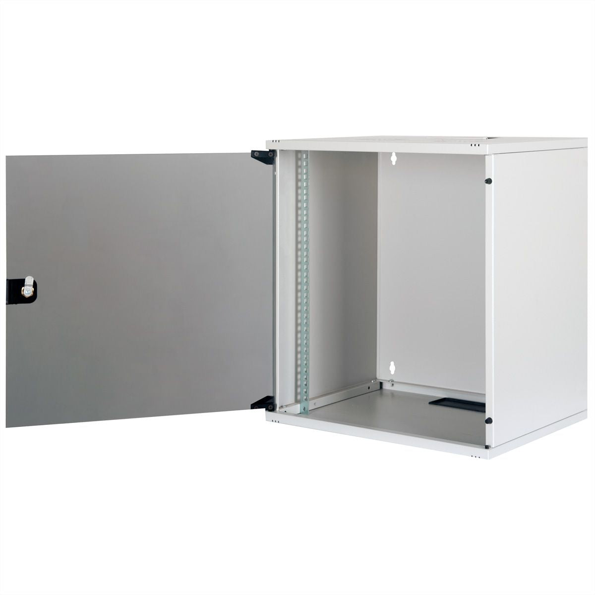 ROLINE Basic – 19" Wandverteiler 12U, IP20, abschliessbar, 540 × 400 × 595 mm, lichtgrau, Stahl