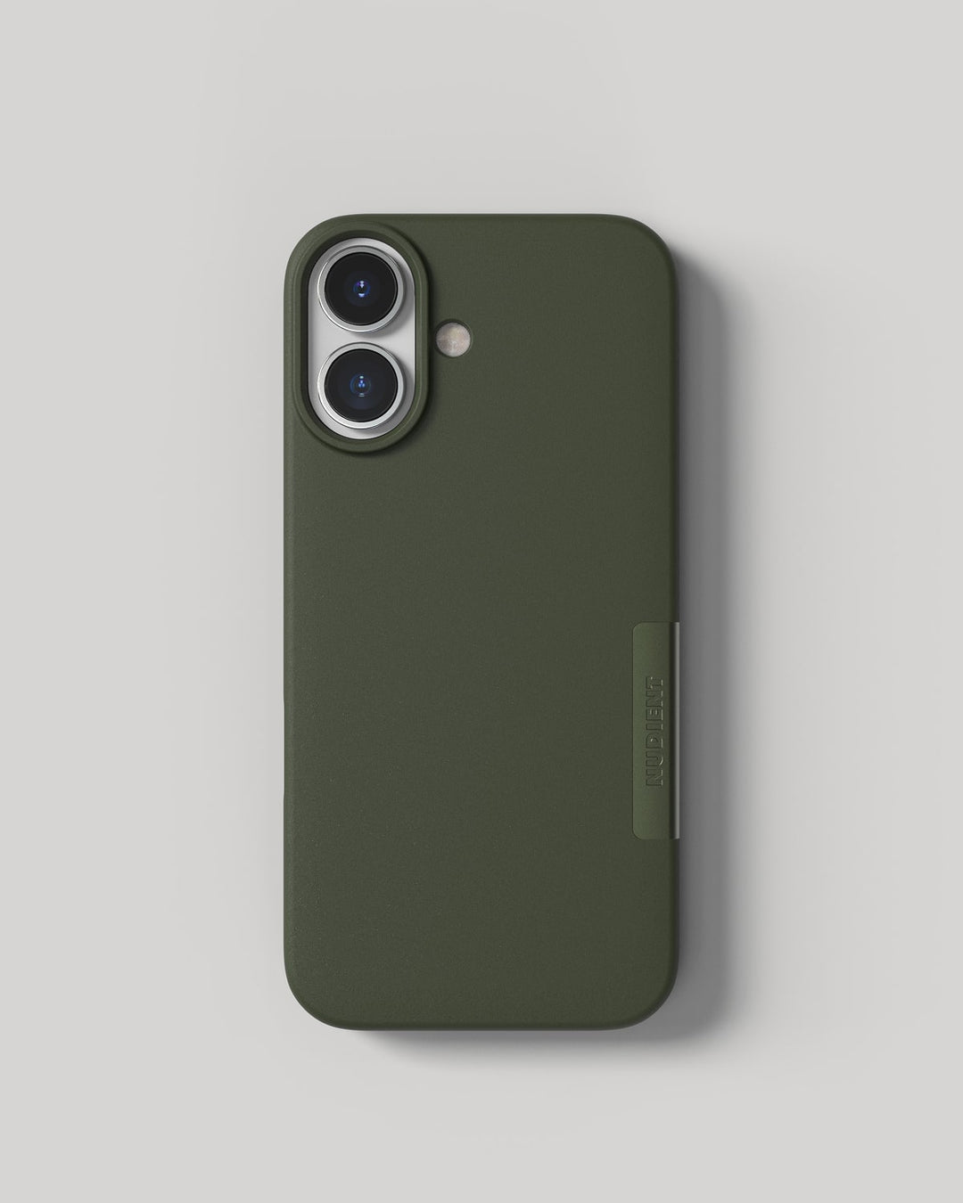 NUDIENT Backcover Thin – für Apple iPhone 17 – dunkelgrün – MagSafe-kompatibel