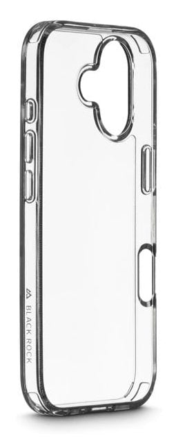 Black Rock Backcover – für Apple iPhone 17, PC+TPU, Transparent, kratzresistent