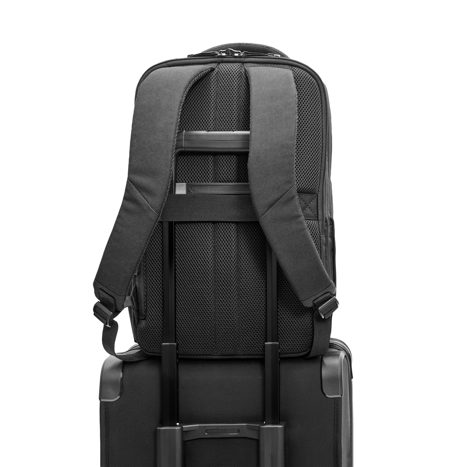 HP Notebook-Rucksack Renew Executive – für 16,1", 17,2–20,5 l, Polyester – Schwarz, 290 × 432 × 155 mm
