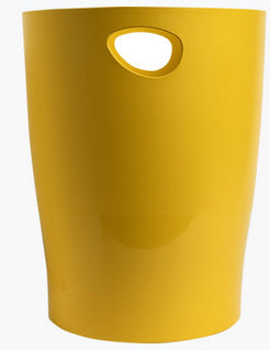 Exacompta Papierkorb Ecobin BeeBlue – 15 l – Kunststoff (PP), rund – gelb