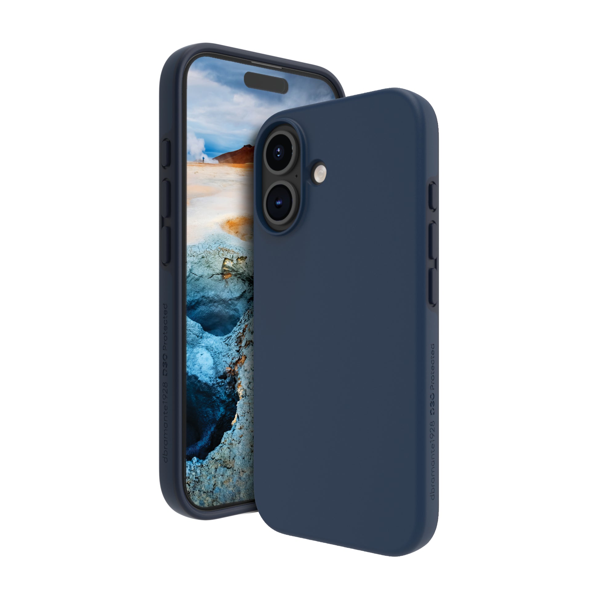 dbramante1928 Iceland Ultra D3O – Backcover – für Apple iPhone 16 Plus – MagSafe, D3O, Blau