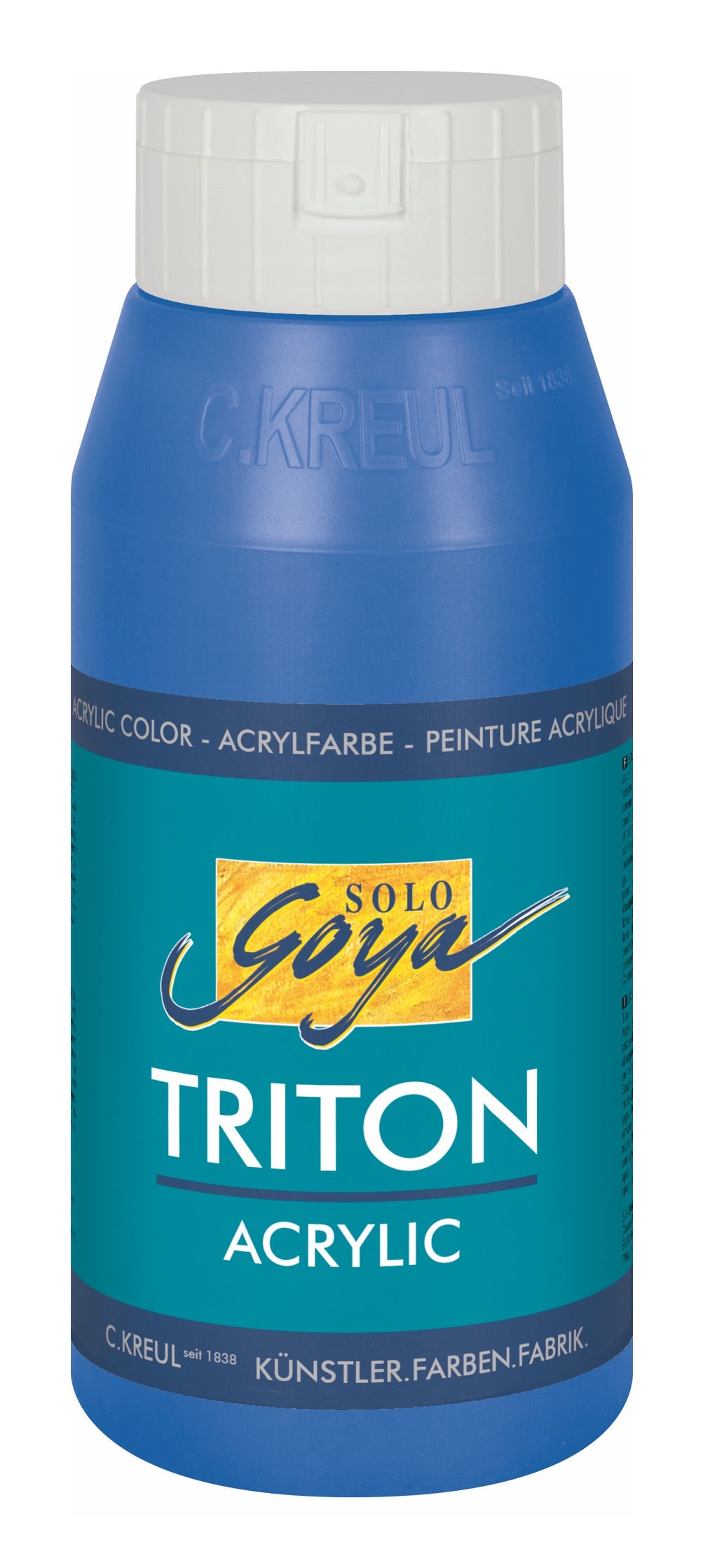 KREUL Triton Acrylfarbe – Neon-Orange – 750 ml