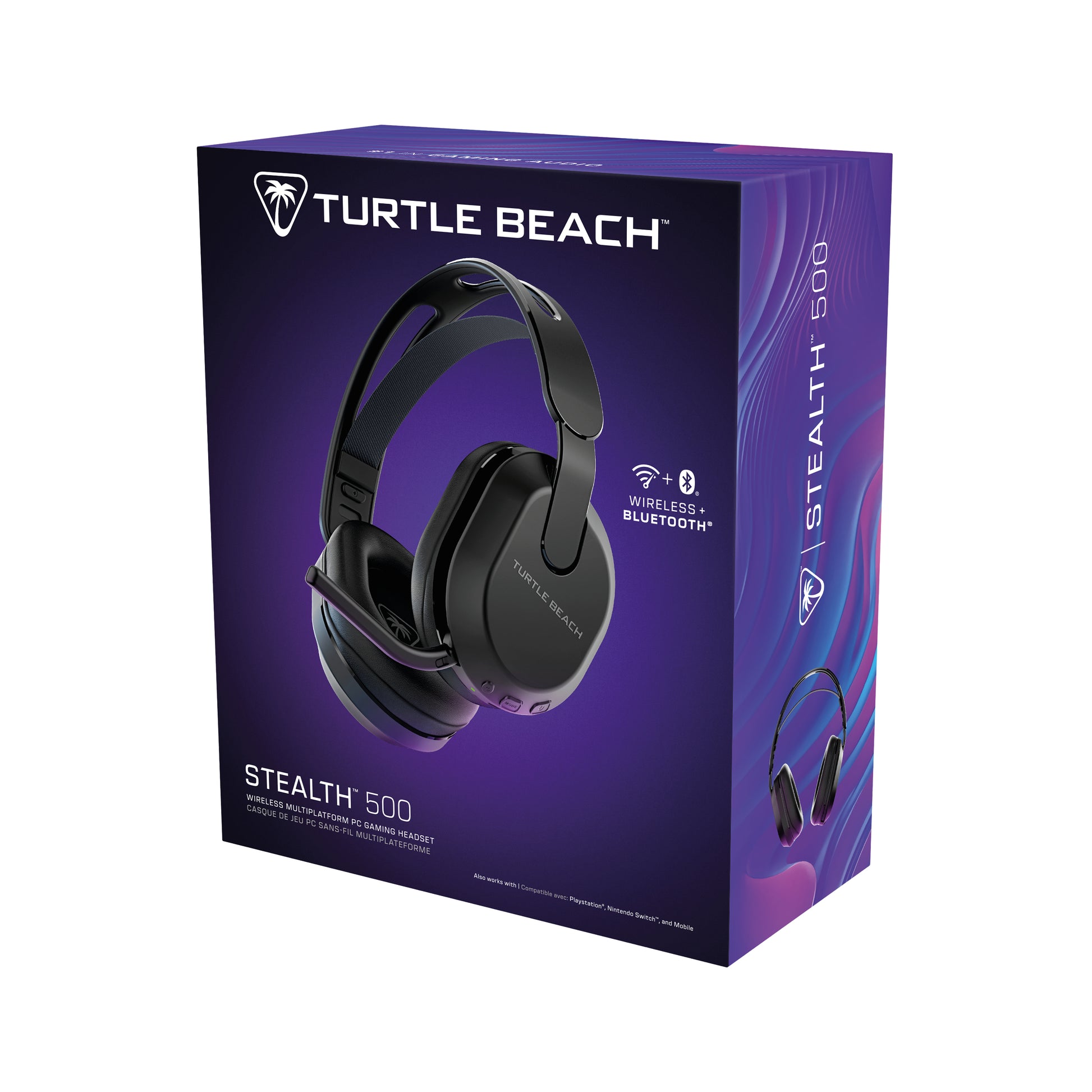 Turtle Beach Stealth 500 – Over-Ear Gaming-Headset – 2,4 GHz + Bluetooth 5.2 – Schwarz – bis 40 h