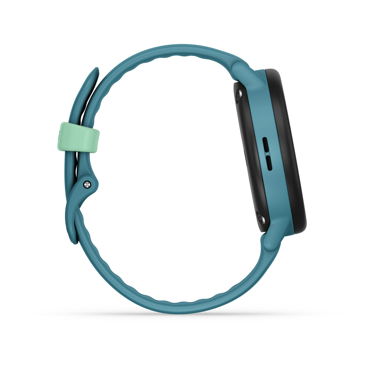 Garmin Bounce 2 43 mm GPS + Cellular – Polymer Türkis, Sportarmband, 50 m, für Android, iOS