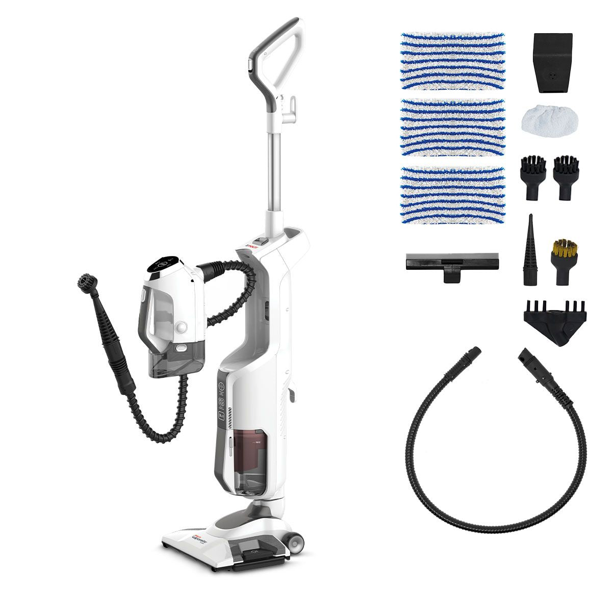 Polti Dampfreiniger Vaporetto 3 Clean – 1800 W, 0,3 l Frischwassertank, Netzbetrieb, 5,0 kg