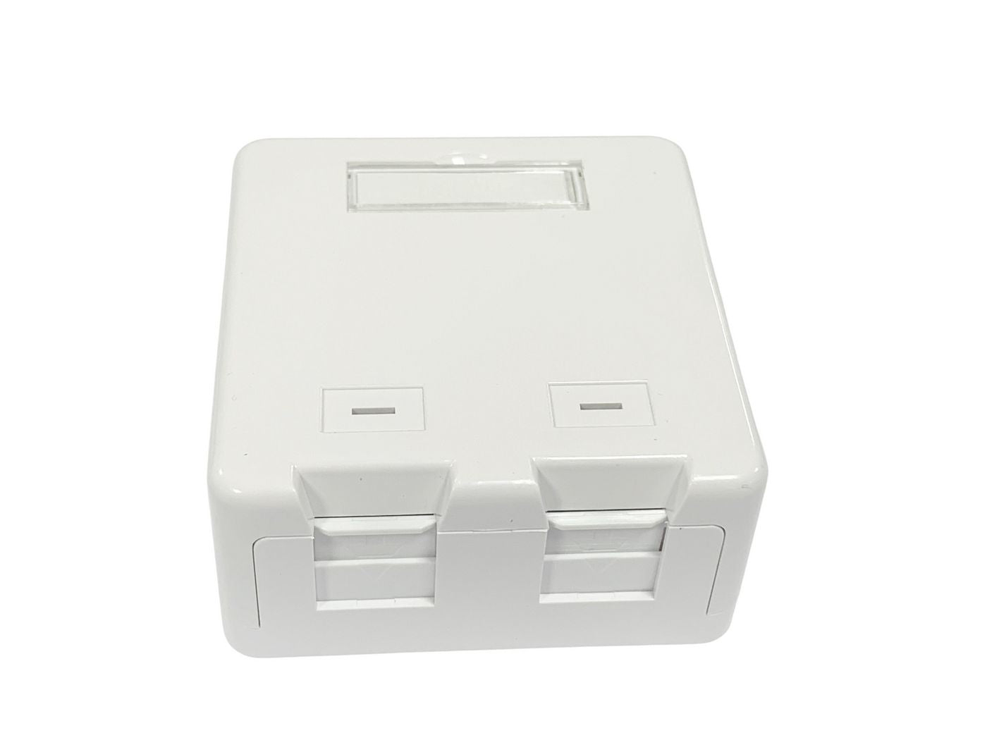 Lanview LVN127767 – Aufputz-Box für 2× RJ-45 – Schrauben, Weiss