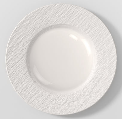 Villeroy & Boch Dessertteller – Ø 21,7 cm, H 2,1 cm, Porzellan, Weiss, spülmaschinenfest, mikrowellengeeignet