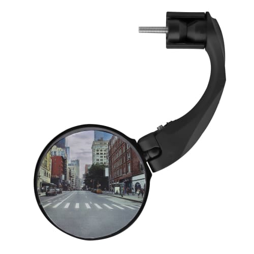 T'nB Lenkerendspiegel – Ø 70 mm, 360° verstellbar – für Lenker Ø 25 mm – schwarz – 1 Stk.